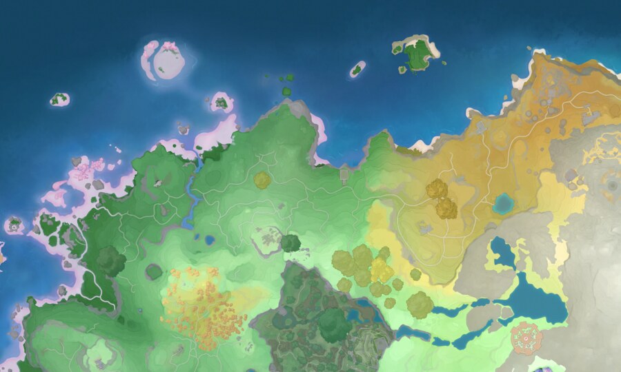 Paysage du biome Voie de béryl dans Aniimo