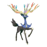 Artwork officiel de Xerneas, premier Pokémon légendaire de la rotation de Raids d'octobre 2026