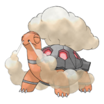 Chartor (Torkoal), Pokémon Feu pièce centrale d'une équipe Soleil dans Pokémon Champions