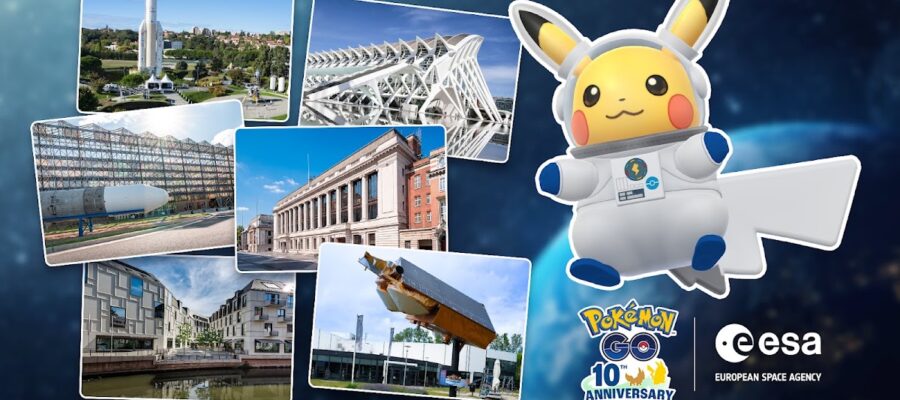 pokemon go esa pikachu astronaute