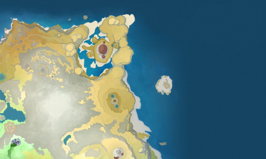 Paysage du biome Isthme du zéphyr dans Aniimo