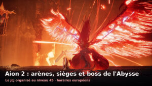 Aion 2 : le guide du JcJ, Arène de stratégie, arènes classées, Siège d’artefact et boss de l’Abysse