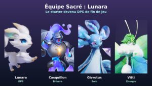 Aniimo : l’équipe Sacré de Lunara ou Hélion, le guide complet (composition, objets, rotation)